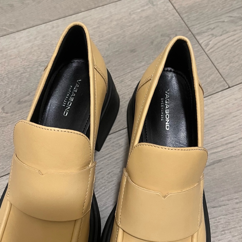 Vagabond Everyday Chunky Platform Loafer Heels Size 40 US 9 - Picture 2 of 4